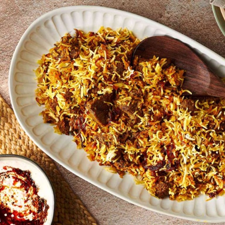 Delicious Lamb Biryani Awaits