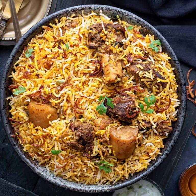 Delicious Goat Biryani and More