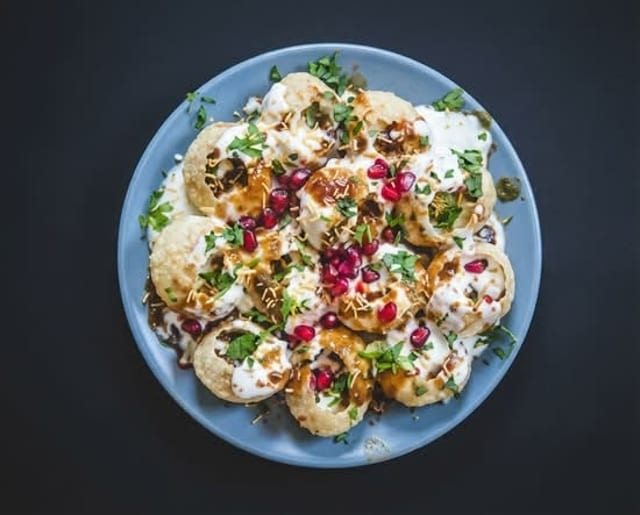 Sev Poori/ Dahi Poori.